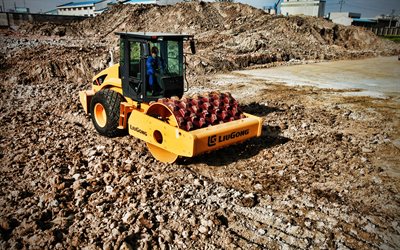 LiuGong CLG 612H Padfoot, soil roller, 2021 graders, construction machinery, special equipment, padfoot, construction equipment, LiuGong, HDR