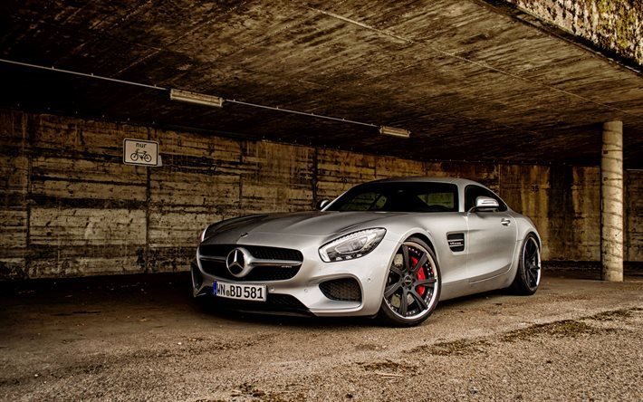 roadster, Mercedes-AMG GT, supercars, C190, sportcars, Mercedes