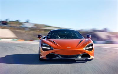 McLaren 720S, motion blur, 2017 cars, road, supercars, McLaren
