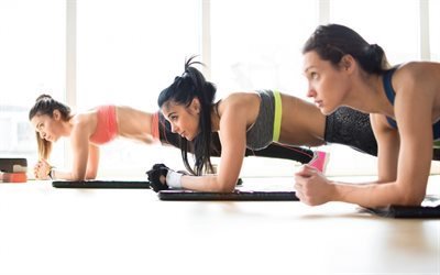 Fitness, gym, Plank, exercise, athletes