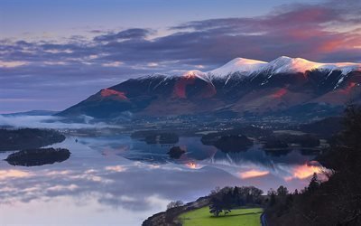 Lake District, il Monte Skiddo, Cumbria, Inghilterra, regno UNITO