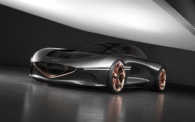 Genesis Essentia Concept, 4k, 2018 cars, concept cars, Genesis