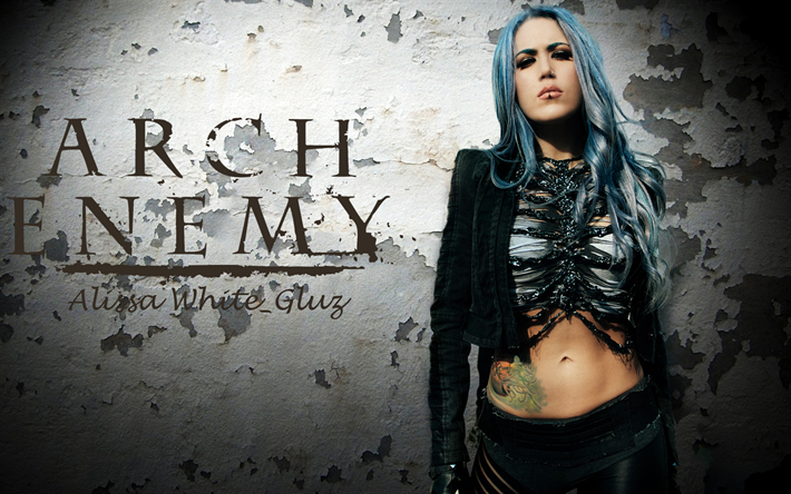 Alissa White-Gluz, cantante canadiense, Mel&#243;dico death metal, belleza, Arch Enemy