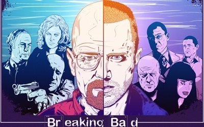 Breaking Bad, S&#233;rie TV, art, Walter White, Breaking Bad Film