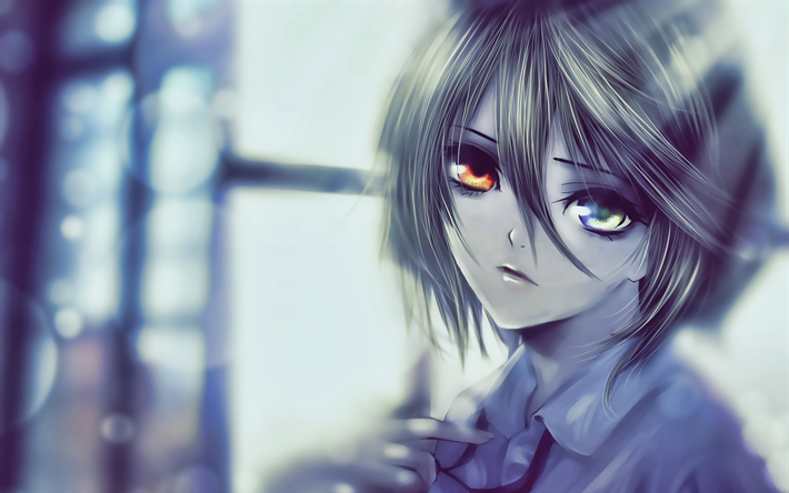 Mei Misaki, protagonist, manga, Another, heterochromia, Another characters