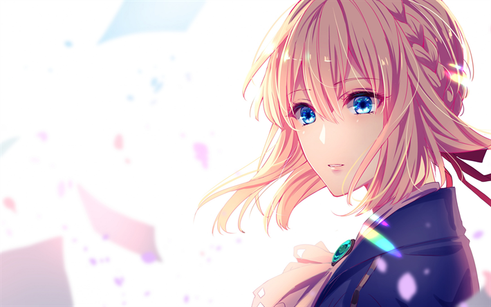 Download Wallpapers Violet Evergarden Japanese Anime Character Portrait Art Japanese Manga For Desktop Free Pictures For Desktop Free