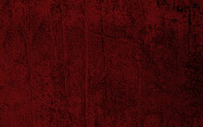 Red grunge background, red wall, grunge red texture, creative backgrounds, old wall, red stone texture
