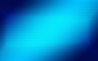 Blue abstract background, neon blue background, abstraction, creative blue backgrounds