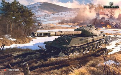 Object 705A, WoT, heavy tank, Soviet tanks, World of Tanks