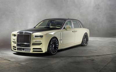 Rolls-Royce Phantom, 2018, Bushukan Edition, Mansory, luxury sedan, tuning Phantom, British cars, exterior, Rolls-Royce