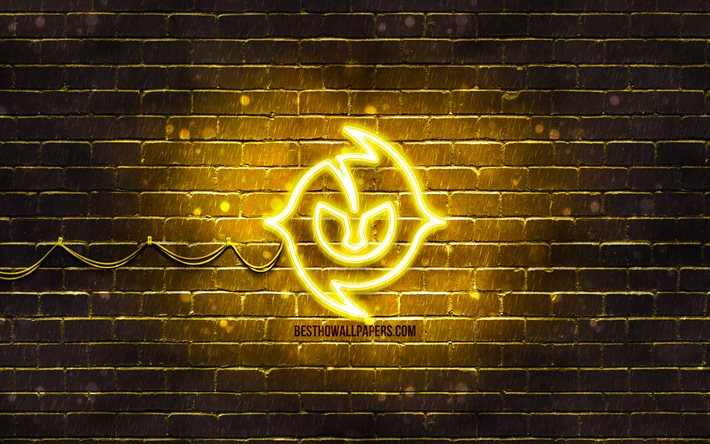 Paulo Dybala logo jaune, 4k, jaune brickwall, Paulo Dybala, fan art, Paulo Dybala logo, les stars du football, Paulo Dybala n&#233;on logo