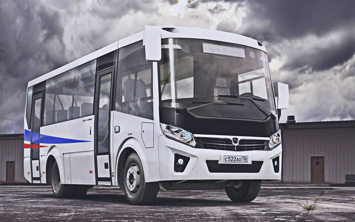 PAZ 320405-04, 4k, ruso autobuses, 2020 autobuses, PAZ Vector Siguiente, transporte de pasajeros, 2020 PAZ 320405-04, HDR, PAZ