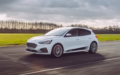 Ford Focus ST Mountune M330, 4k, tuning, 2020 cars, raceway, 2020 Ford Focus ST, american cars, Ford