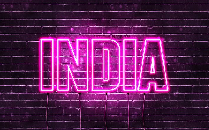 ダウンロード画像 インド 4k 壁紙名 女性の名前 インド名 紫色のネオン お誕生日おめでインド 写真とインドの名前 フリー のピクチャを無料デスクトップの壁紙