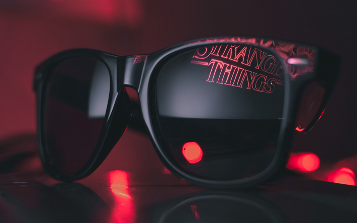 sunglasses, close-up, darkness, black glasses