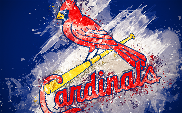 Download wallpapers St Louis Cardinals, 4k, grunge art ...