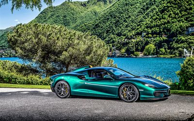 2021, Touring Arese RH95, 4k, front view, exterior, luxury sports coupe, new green Arese RH95, hypercars, Touring Superleggera