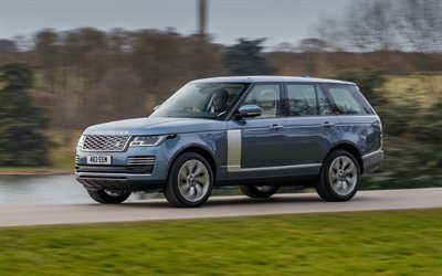 Range Rover PHEV, estrada, 2018 carros, carros de luxo, SUVs, Range Rover