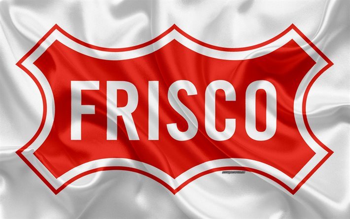 Lipun Frisco, 4k, silkki tekstuuri, Amerikkalainen kaupunki, valkoinen silkki lippu, Frisco lippu, Texas, USA, art, Yhdysvallat, Frisco