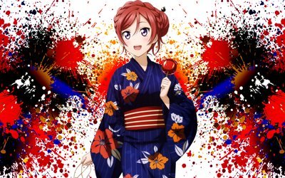 Riko Sakurauchi, manga, kimono, &#196;lskar Levande Solsken, &#196;lskar Live, Sakurauchi Riko