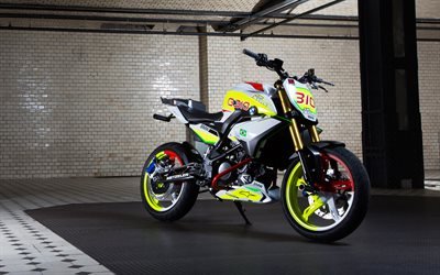 BMW Concept Stunt G 310, 4k, 2019 bikes, BMW Motorrad, superbikes, german motorcycles, BMW