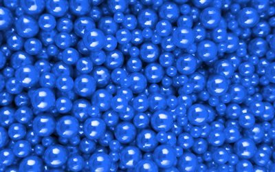 3d bolas de textura, las bolas de color azul textura, creativa de fondo con bolas de