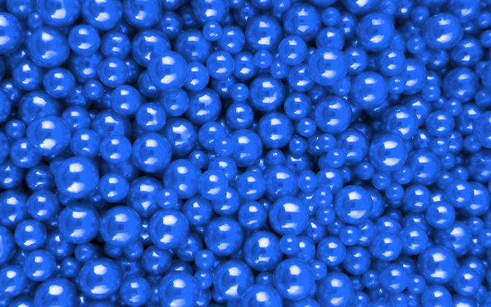 3d boules de texture, des boules bleues de la texture, de cr&#233;ation d&#39;arri&#232;re-plan avec des boules