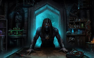 Iratus Lord of the Dead, 4k, 2019 games, poster, Iratus, artwork