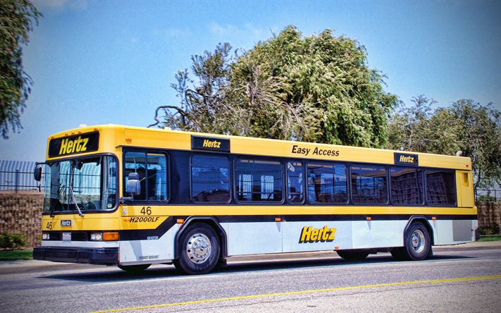 Gillig H2000LF G22D102N4, 4k, 2000年バス, 旅客輸送, HDR, Gillig