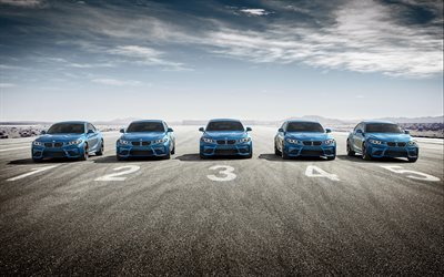 BMW M2 Coupe, F87, 2016, blue BMW, runway, BMW