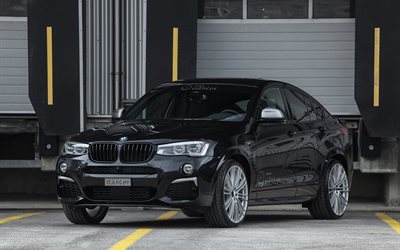 BMW X4, M40i, 2016, tuning, Daehler, black x4