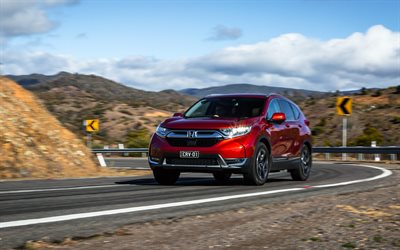 Honda CR-V road, 2018 arabalar, ge&#231;itler, hızlı, Japon arabaları, Honda