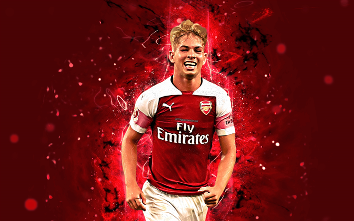Download wallpapers Emile Smith Rowe, 4k, abstract art ...