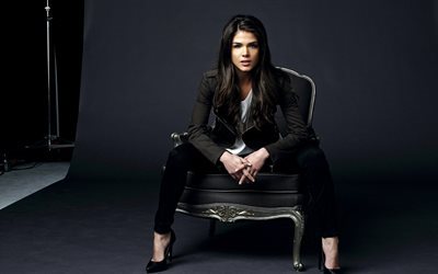 Marie Avgeropoulos, 4k, canadian actress, beauty, brunette