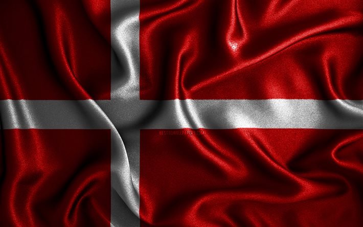 ダウンロード画像 デンマーク国旗, 4k, シルクの波状の旗, ヨーロッパ諸国, 国のシンボル, デンマークの国旗, ファブリックフラグ,  3Dアート, デンマーク, ヨーロッパ, デンマークの3Dフラグ フリー. のピクチャを無料デスクトップの壁紙
