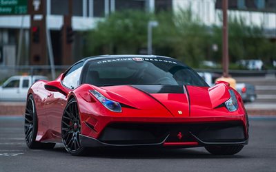 Creative Bespoke, tuning, 2017 cars, Ferrari 458 Italia, Forgiato Wheels, supercars, Ferrari