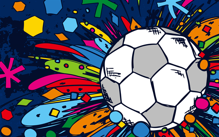 le soccer, le 4k, l&#39;art, la cr&#233;ativit&#233;, le football, le ballon