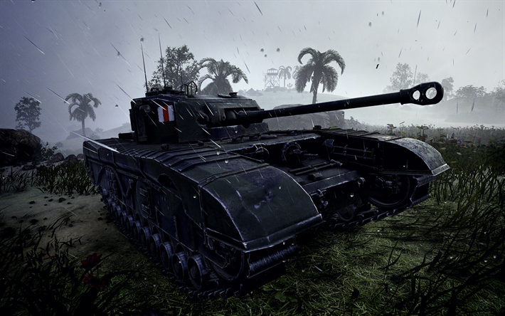 WoT, 4k, les chars allemands, World of Tanks