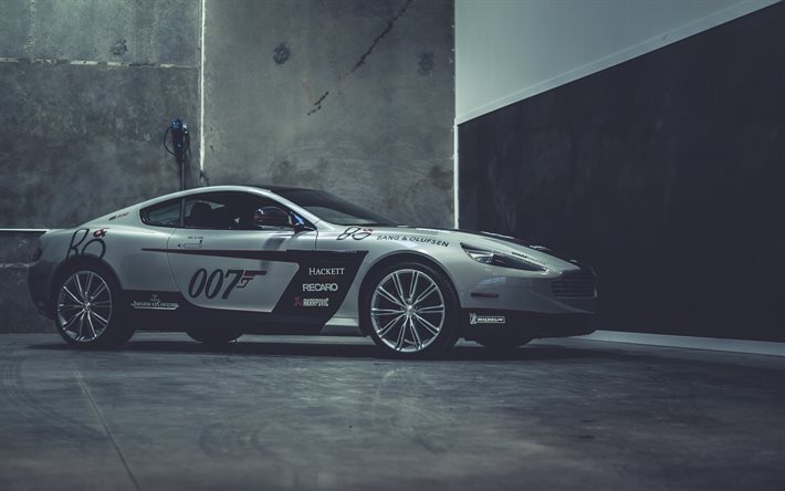 Aston Martin DB9, urheiluauto, hopea DB9, Tuning Aston Martin
