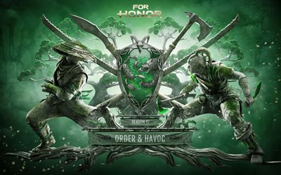 For Honor Season 4, Order and Havoc, 4k, poster, new games