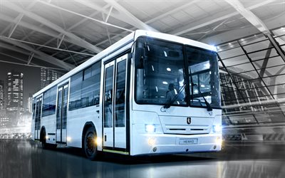 NefAZ 5299, 4k, ruso autob&#250;s, 2017, autobuses, transporte de pasajeros