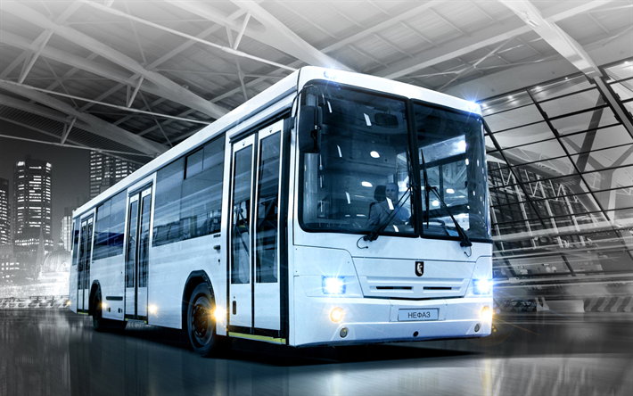 NefAZ 5299, 4k, russian bus, 2017, buses, passenger transport