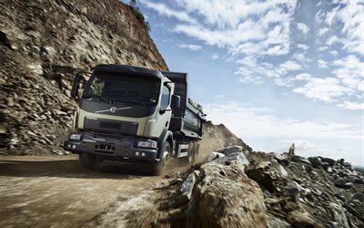 Volvo VM330 de 2017, los camiones nuevos, camiones de volteo, sueco de autom&#243;viles, Volvo