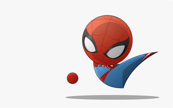 4k, spidey, minimal -, kreativ -, marvel-comics, superhelden, spiderman