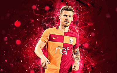 Galatasaray FC, Serdar Aziz, turkish footballers, creative, defender, soccer, Turkish Super Lig, centre back, Aziz, footaball, neon lights