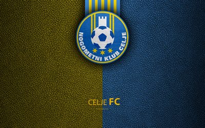 NK Celje, 4k, Slovenska football club, emblem, l&#228;der konsistens, PrvaLiga, Celje, Slovenien, Slovenska F&#246;rsta Football League, fotboll