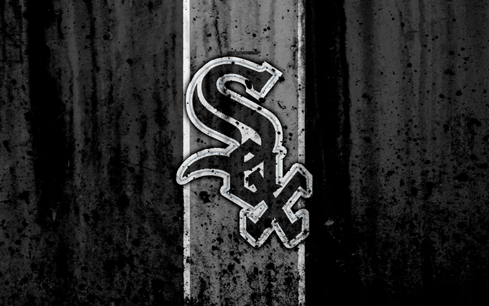 Download wallpapers 4k, Chicago White Sox, grunge ...