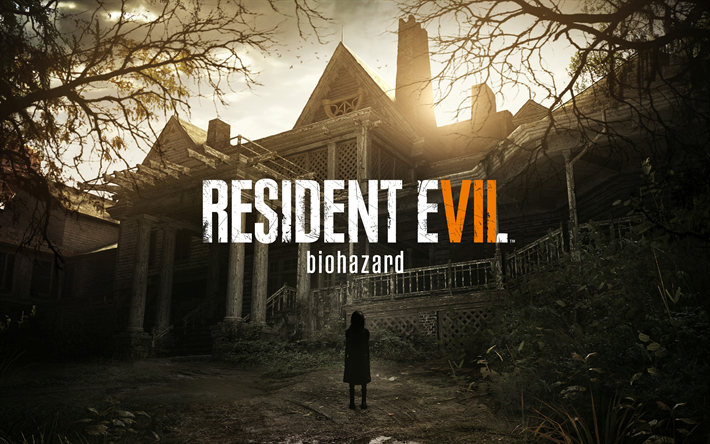 Resident Evil 7, Biohazard, 2017, survival horror, le jeu d&#39;ordinateur, affiche