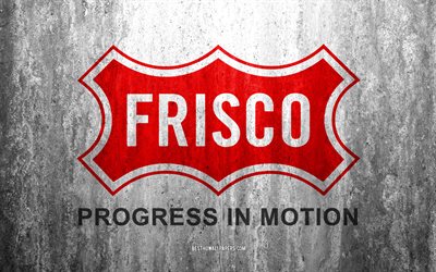 Flag of Frisco, Texas, 4k, stone background, American city, grunge flag, Frisco, USA, Frisco flag, grunge art, stone texture, flags of american cities