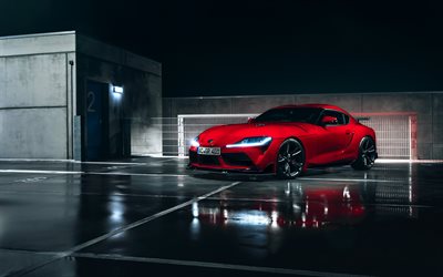 AC Schnitzer, tuning, 4k, Toyota GR Edell&#228;, 2019 autot, A90, superautot, 2019 Toyota Supra, japanilaiset autot, Toyota
